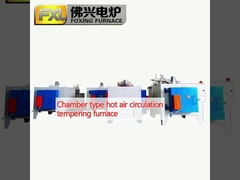 Chamber type hot air circulation tempering furnace