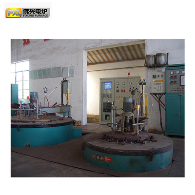 Forno de carbonização a gás de tipo fosso de 3 fases Forno de carbonização horizontal Controle PID