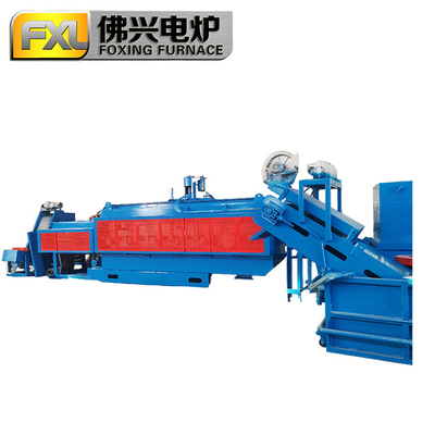 Carburador contínuo Temperamento apagador de malha Cinturão transportador Forno horizontal