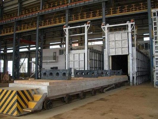 Goede prijs Hoogtemperatuur auto bodem warmtebehandeling trolley type oven voor het gluren van aluminium online