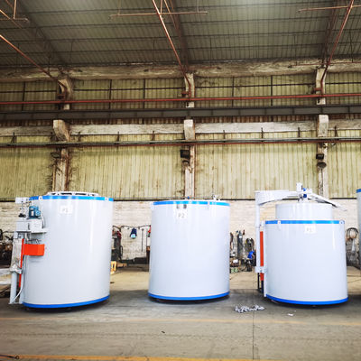 Bom preço 950C Resistência Forno tipo poço Tratamento térmico de metais para tubos de aço on-line